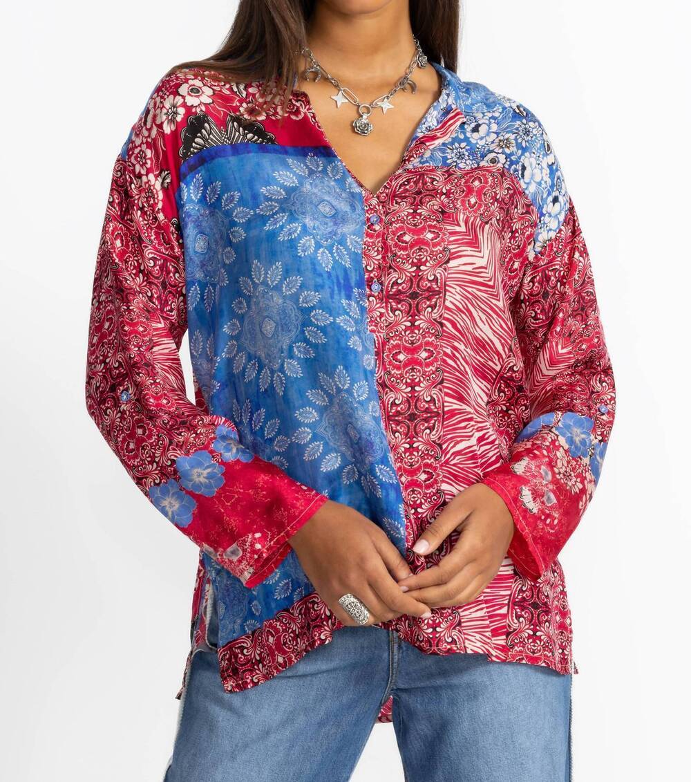 NEW JOHNNY WAS slim audrey tunic in mayborn scarf